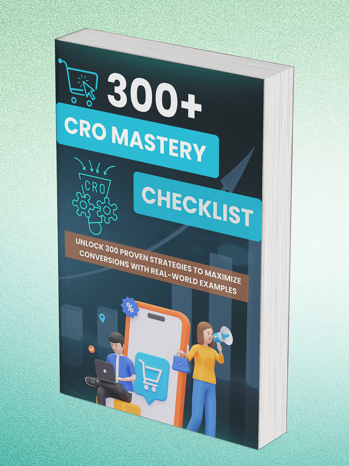 Ecom CRO Mastery 300+ Checklist product image (1)
