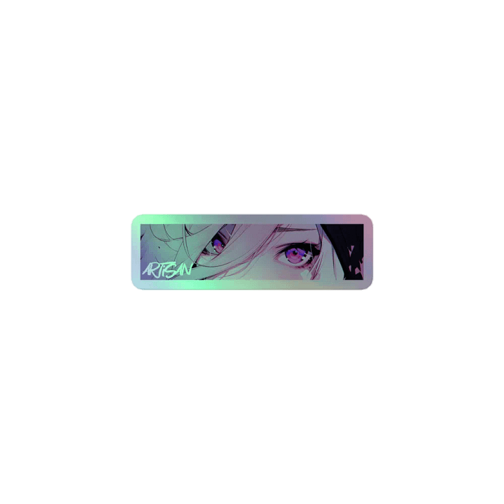 Artisan Logo Anime Holographic Sticker product image (1)