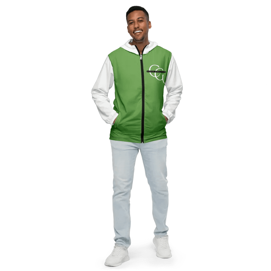 CG Green Windbreaker White Sleeves product image (1)