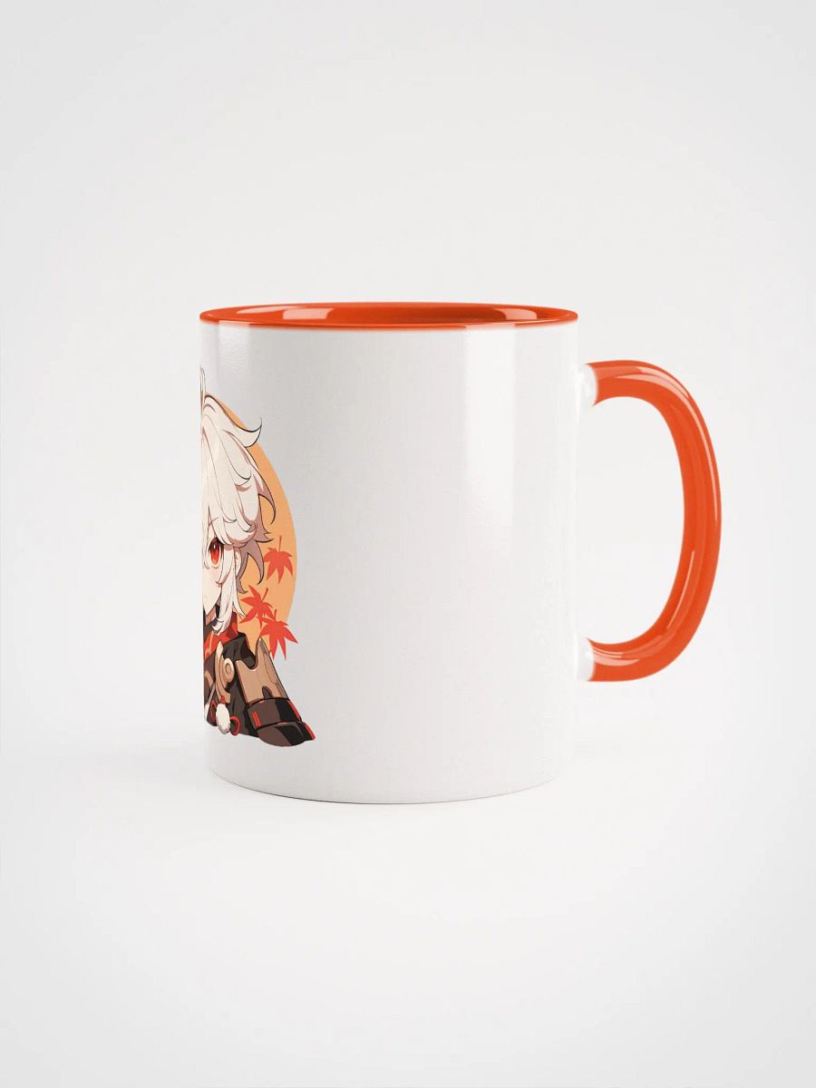 Kazuha Genshin Impact Ceramic Mug – Orange Handle & Interior product image (2)