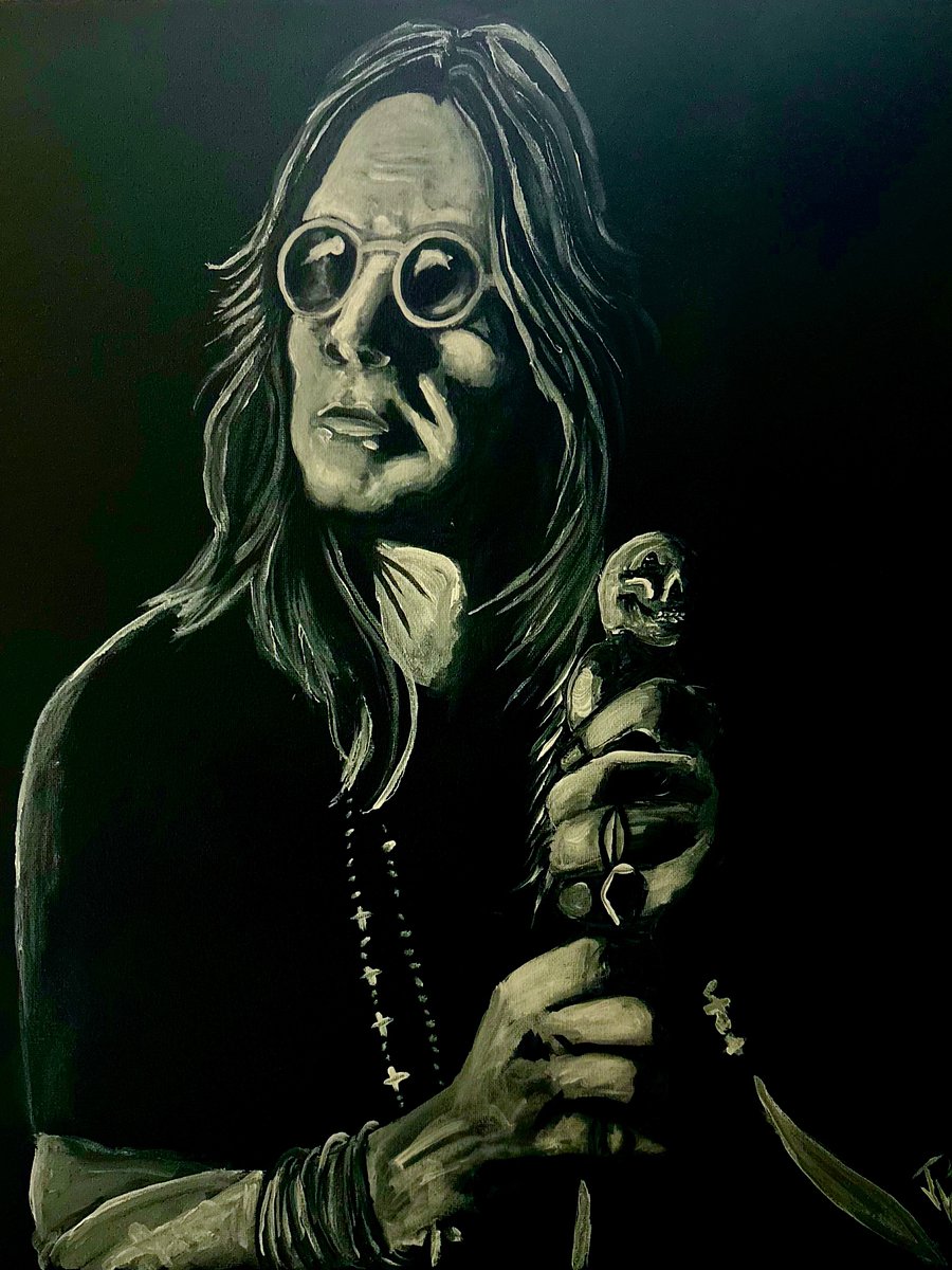 Ozzy Osbourne Tribute Painting Canvas Prints product image (6)