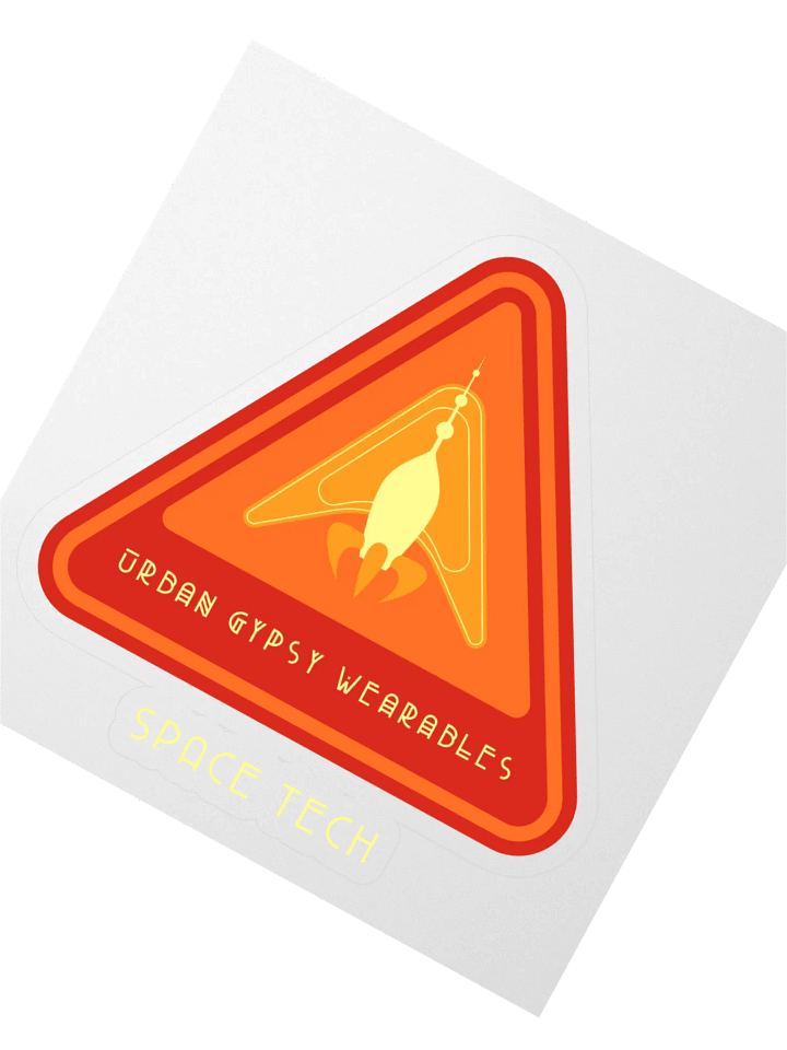 Space Tech Kiss Cut Sticker product image (2)