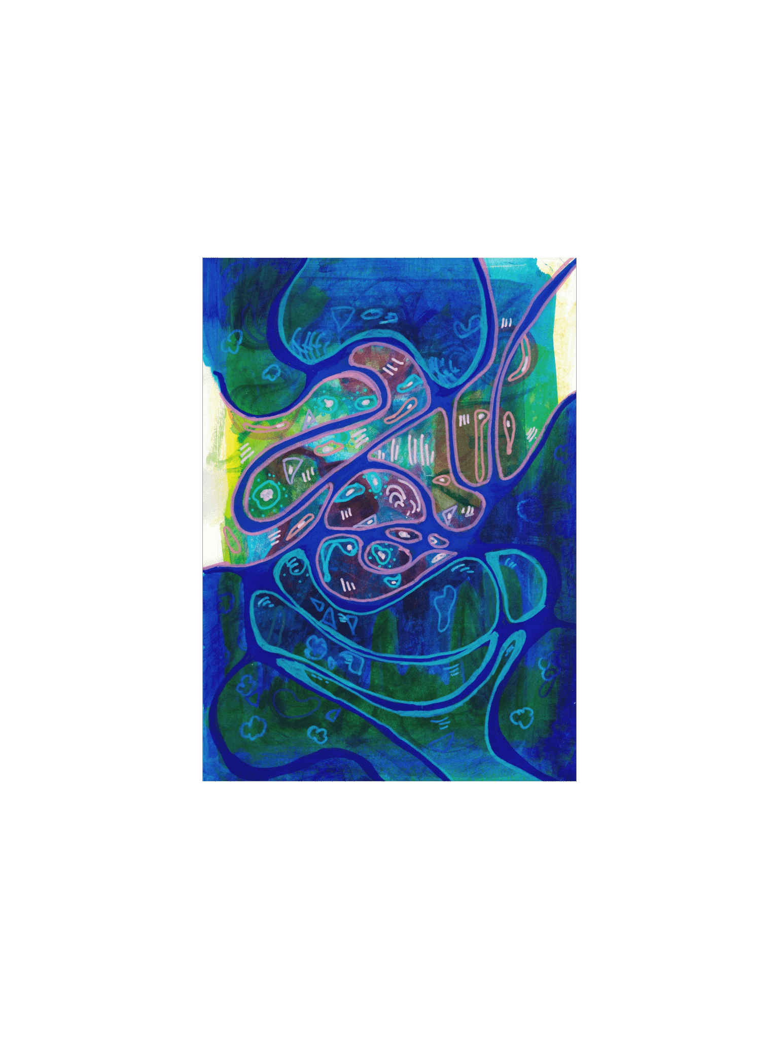 Posca Neurograph Poster Print product image (1)