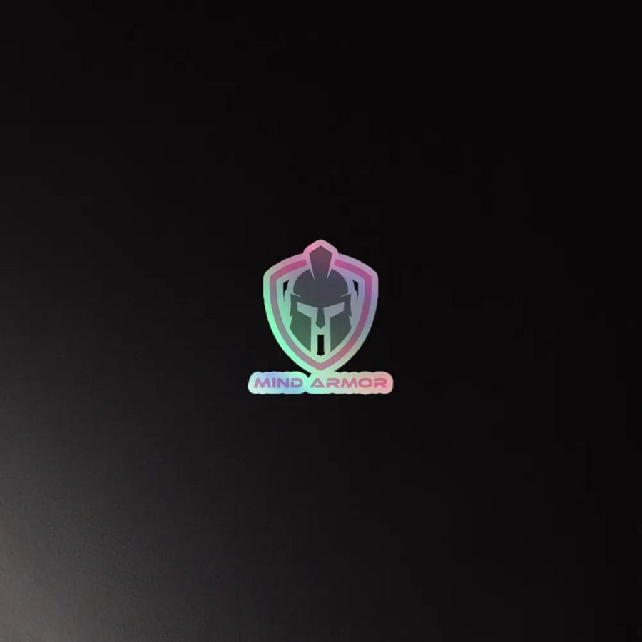Mind Armor - Kiss-Cut Holographic Sticker- Pink product image (6)