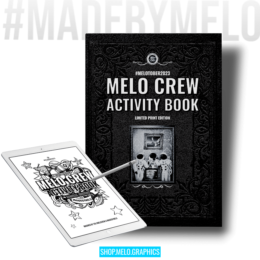 #MELOtober 2023 Melo Crew Activity Book - Print & Digital Bundle | #MadeByMELO product image (1)