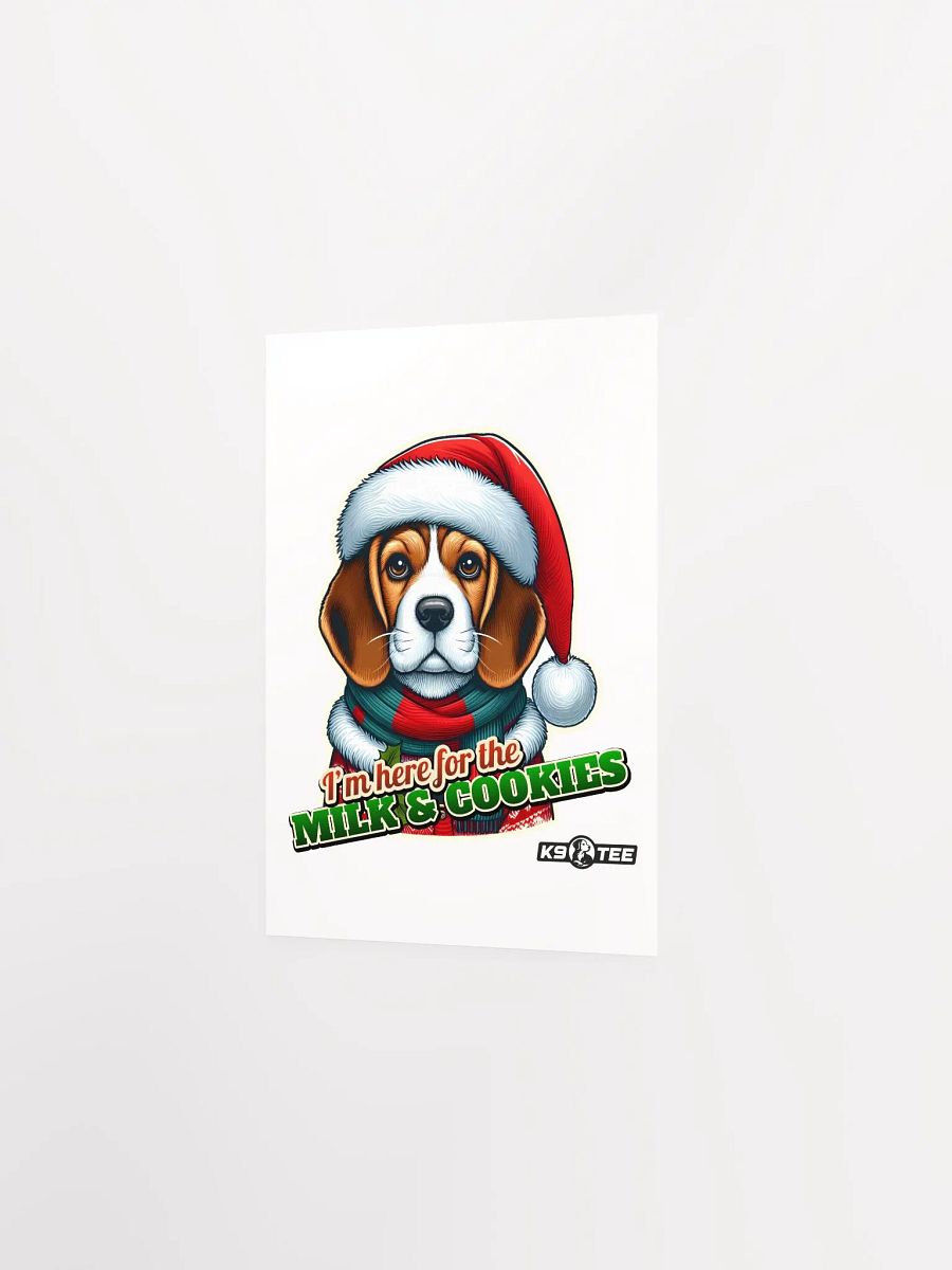 Beagle Milk & Cookies Dog Poster product image (13)