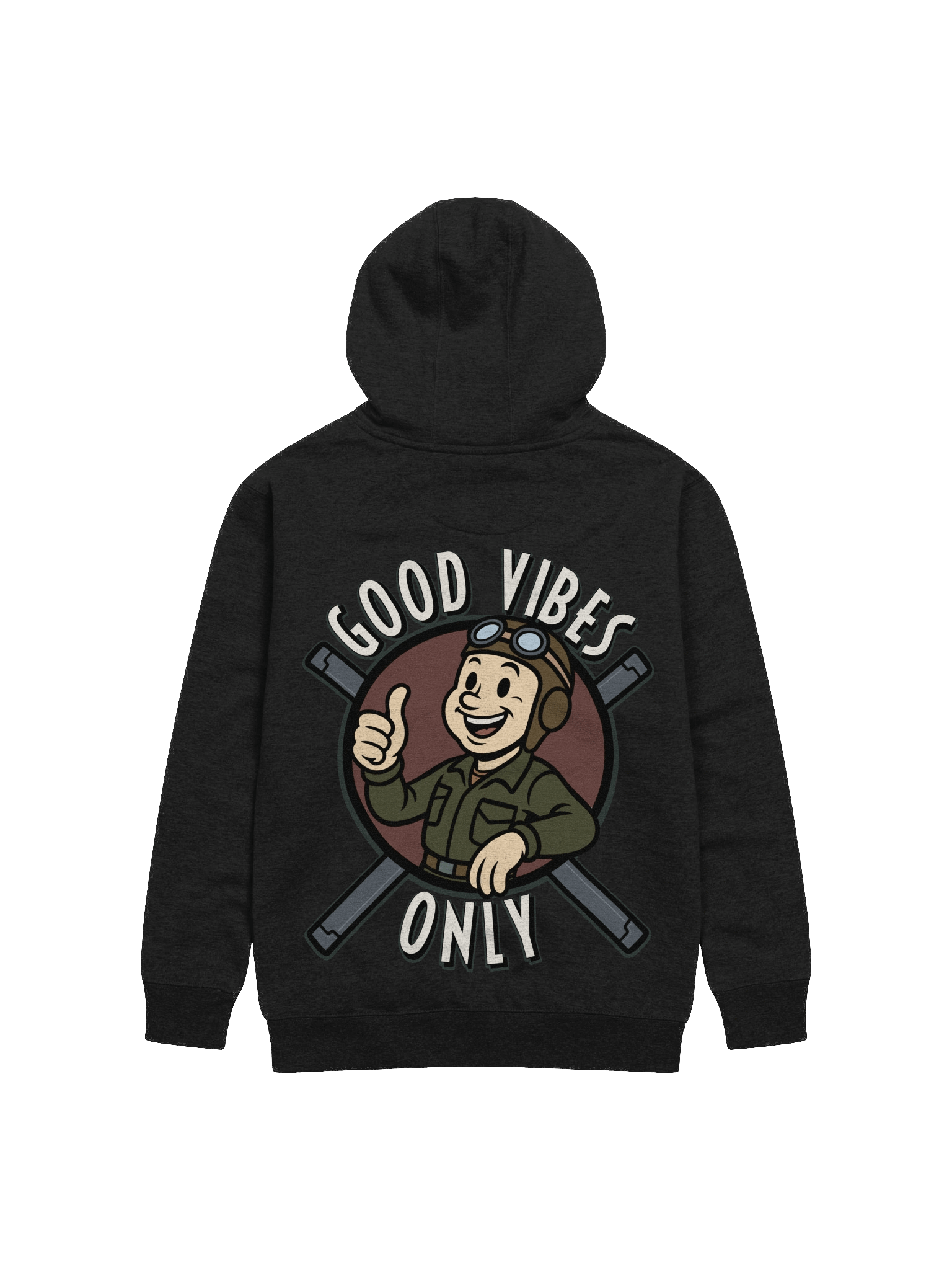 "GOOD VIBES v2" 4k Hoodie product image (1)