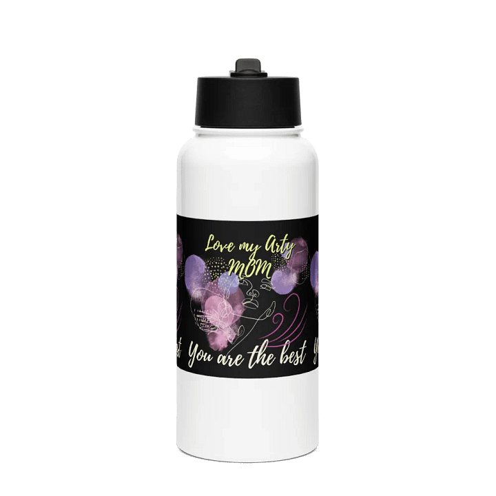 Love Arty mom insulated water bottle mothersday gift for creative moms product image (1)
