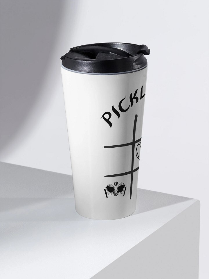 Pickleball Tac Spoke Stainless Steel Travel Mug product image (2)