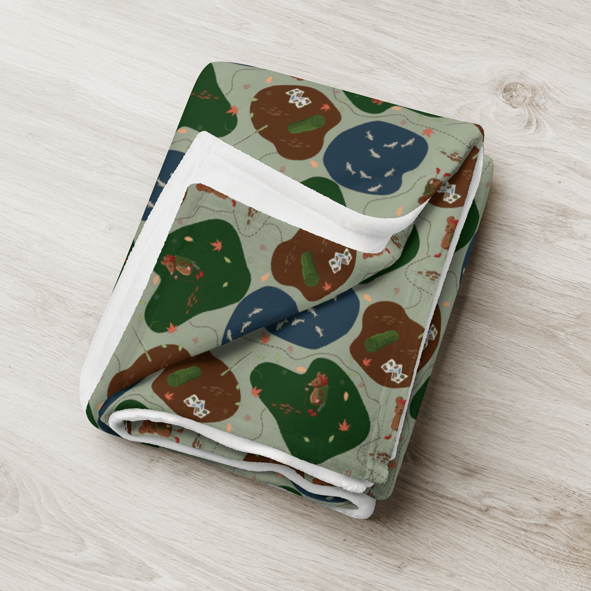 Adventure Mouse Fleece Blanket product image (3)