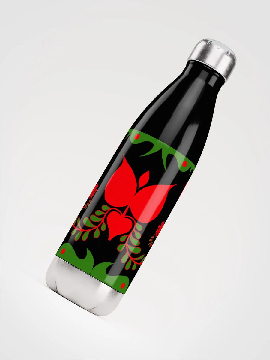 Hungarian Folk Art Birds Stainless Steel Water Bottle product image (4)
