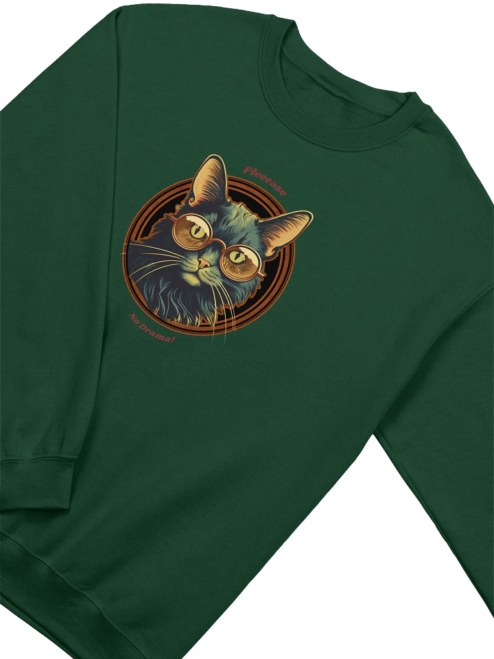Whiskered Wisdom Crewneck Sweatshirt product image (6)