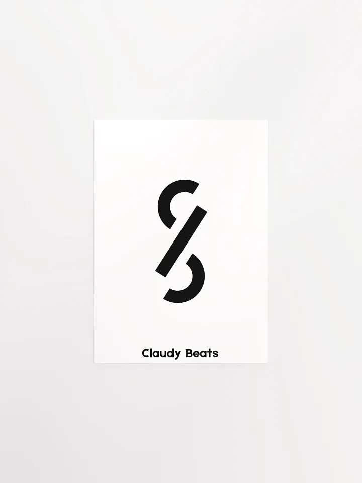 CLAUDY BEATS MIDNIGHT MUSE MATTE POSTER product image (1)