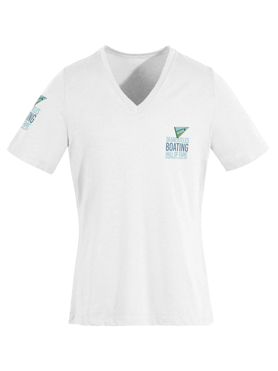BHOF Sailboat Triangular Logo Women's V-Neck T-Shirt product image (1)