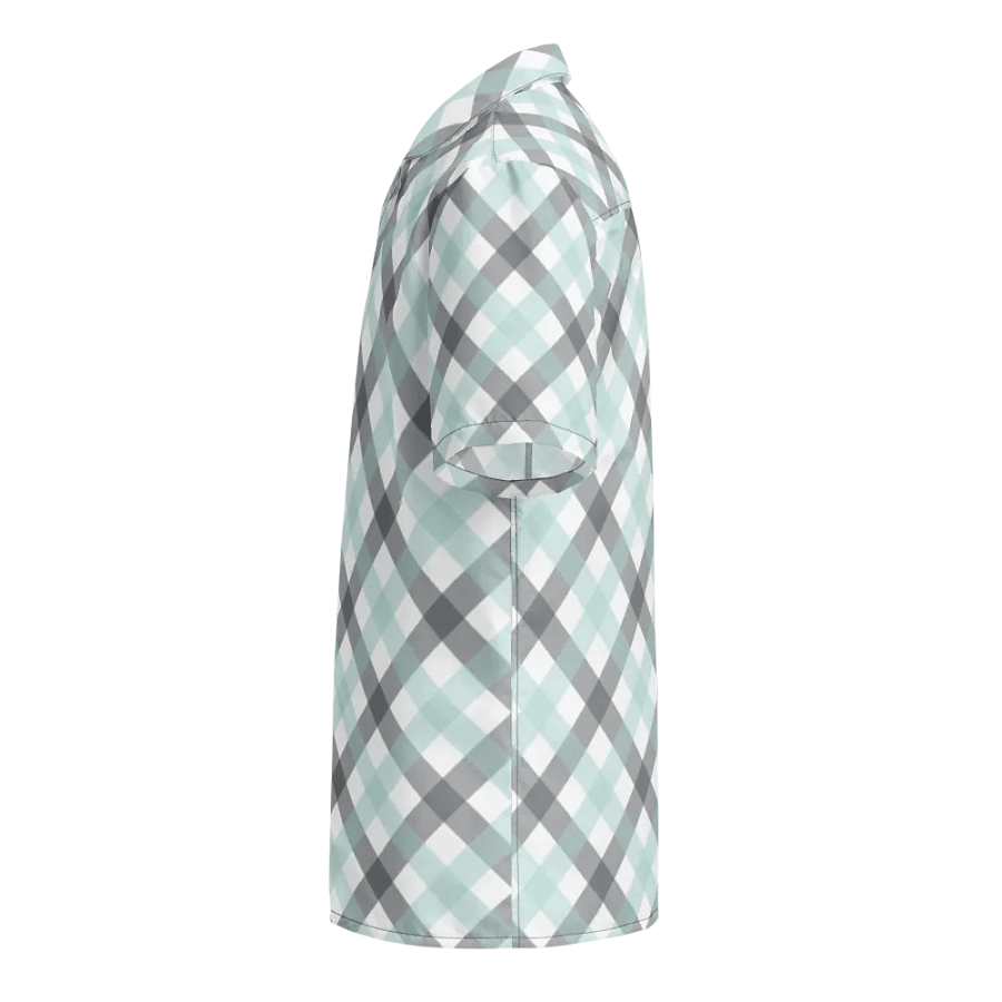 Mint Black Men Plaid dress shirt product image (3)