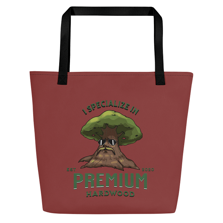Premium Hardwood All-Over Print Large Tote Bag w/ Pocket product image (1)
