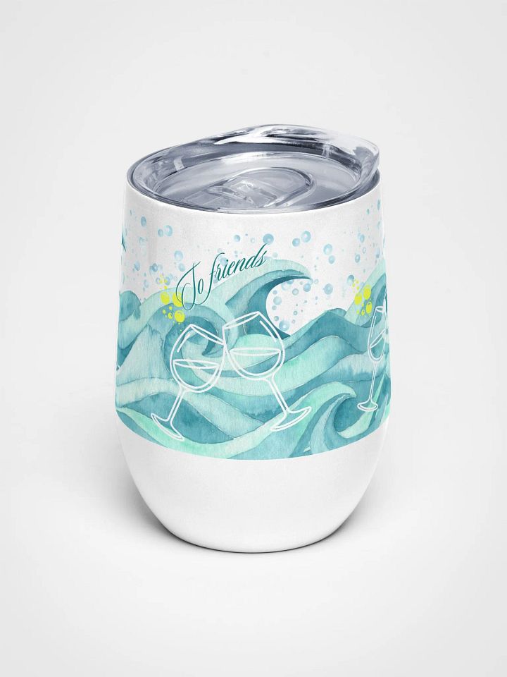 Ocean Toast Wine Tumbler for outdoor party people product image (1)
