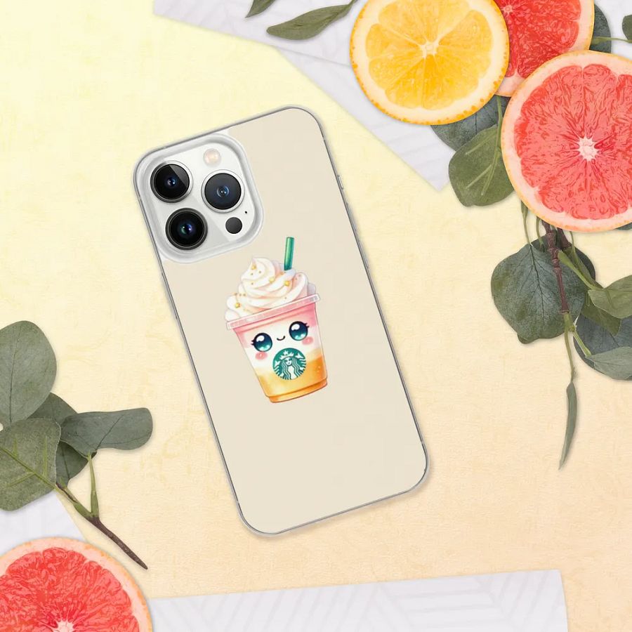 Starbucks Drink Cartoon iPhone Case product image (37)