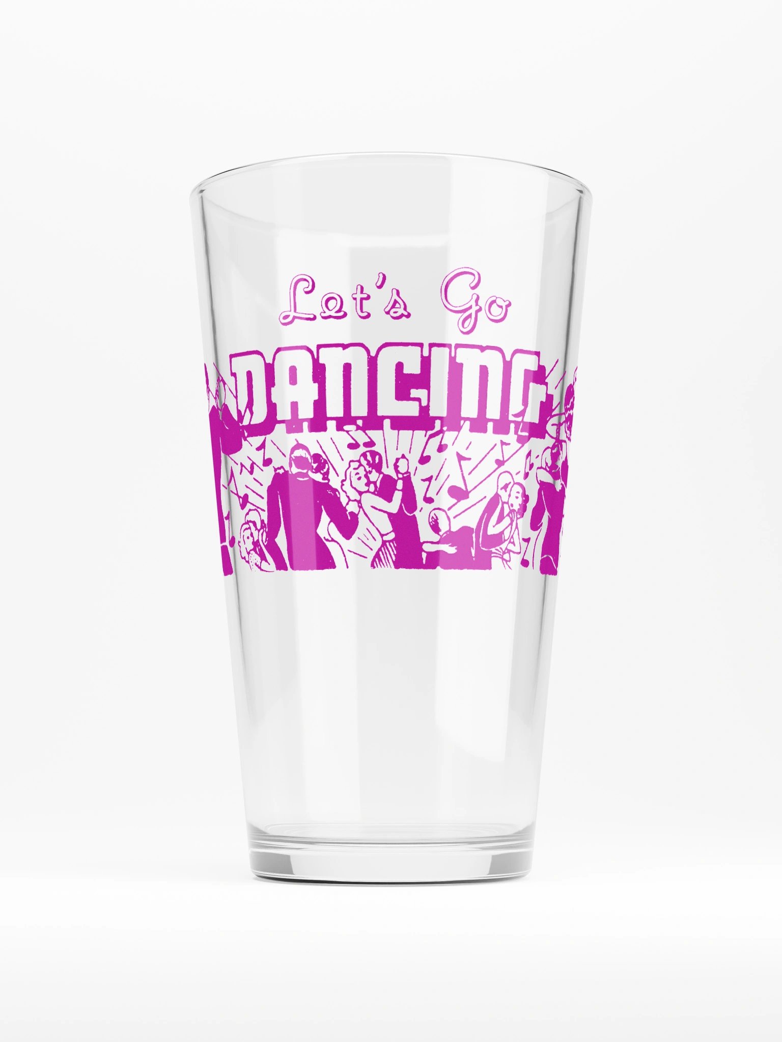 'Let's Go Dancing' Pint Glass product image (1)