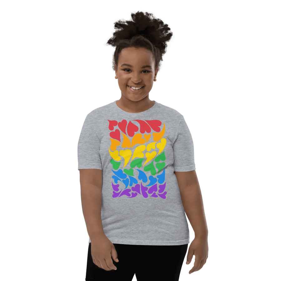 Nestled PRIDE Rainbow T-shirt (Youth) product image (10)