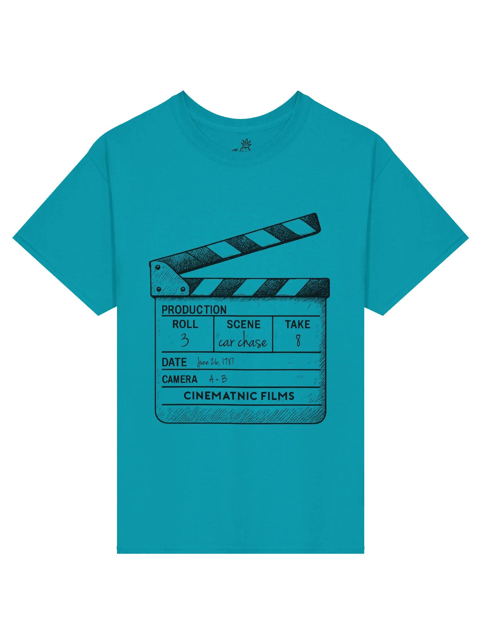 Film Director Clapperboard Boxy Fit Unisex T-Shirt product image (3)