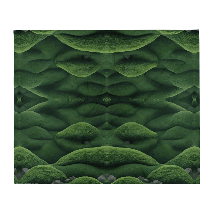 Lush Moss Mirage Throw Blanket product image (2)
