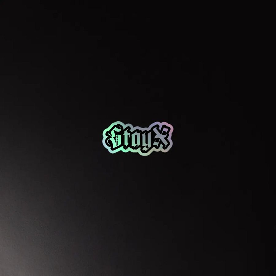 Clean StayX- Holo Foil Sticker product image (2)