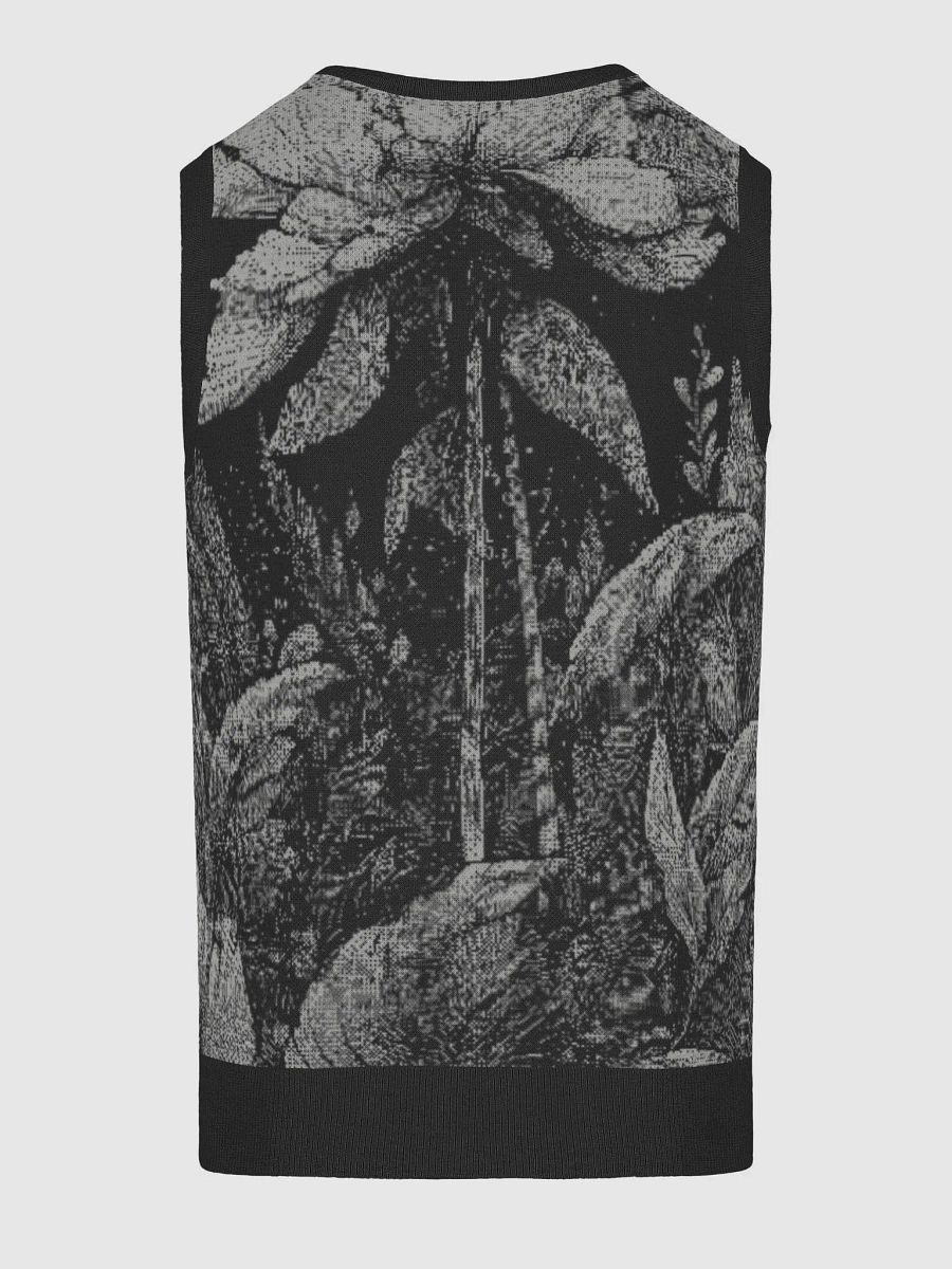Noir Jungle Knitted V-Neck Vest product image (19)