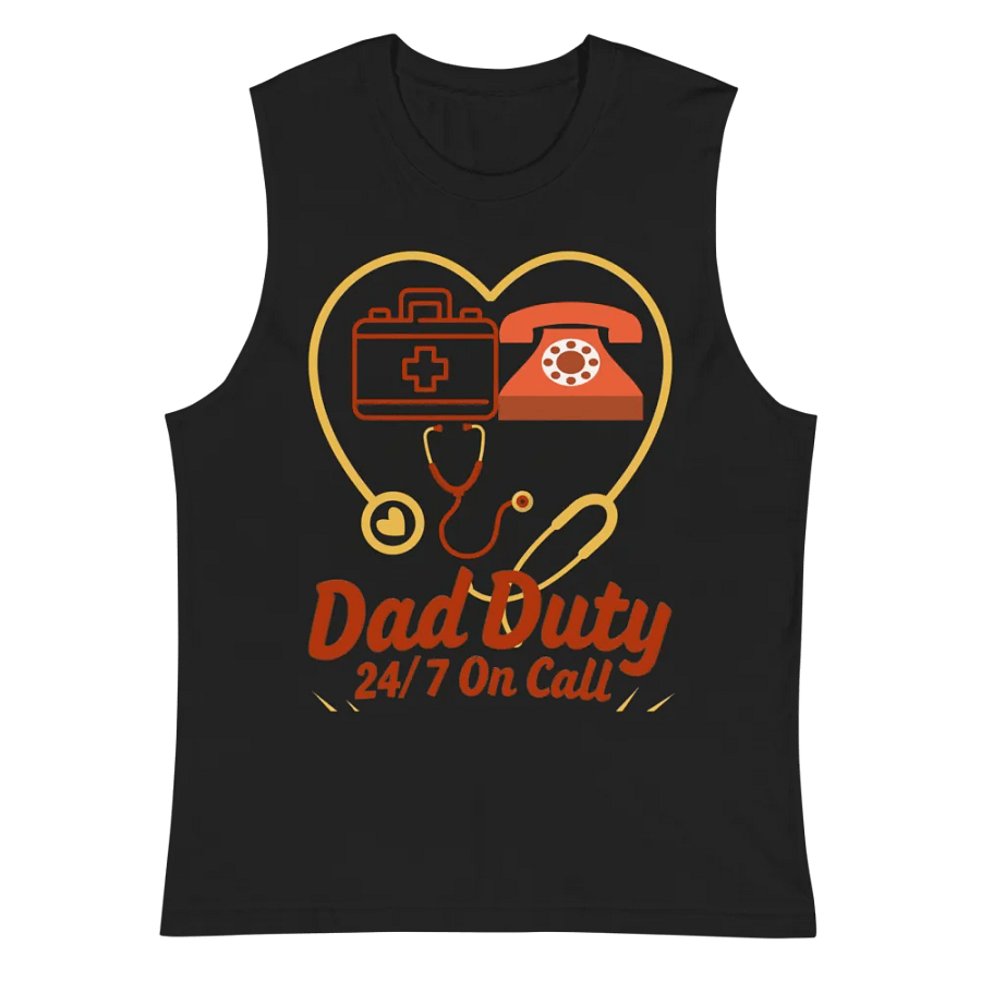 Dad Duty 24/7 On Call Muscle Tank product image (3)