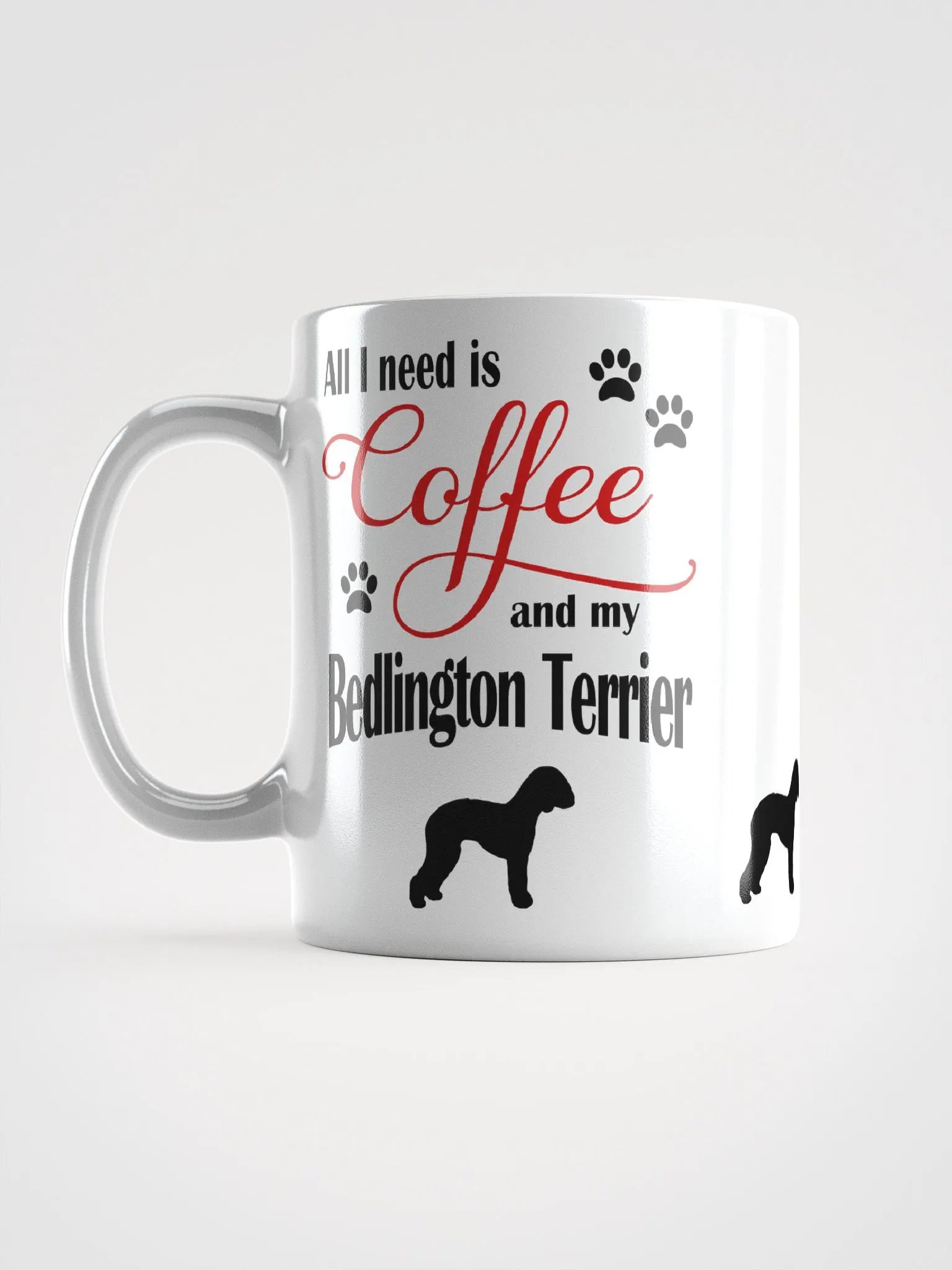 Coffee and my Bedlington Terrier Mug product image (6)