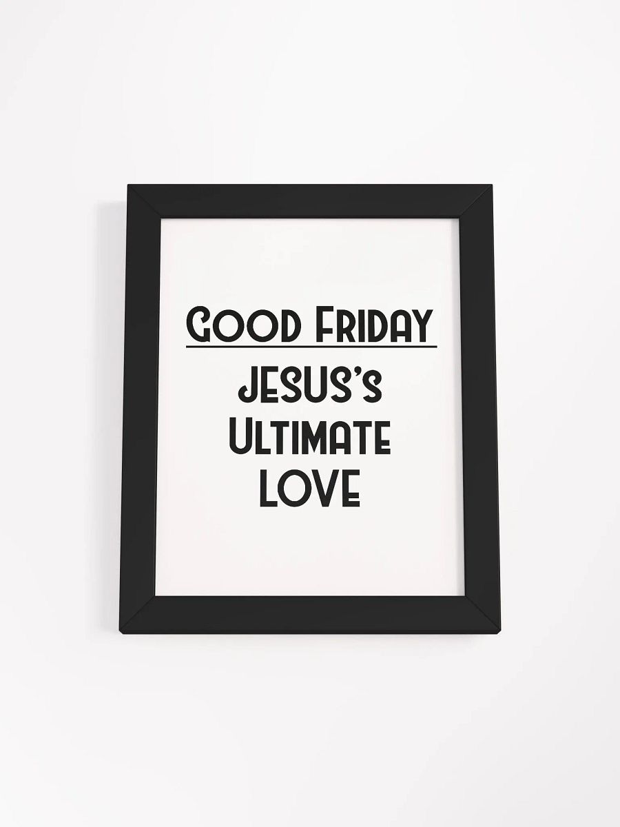 GOOD FRIDAY, JESUS’S ULTIMATES LOVE product image (2)