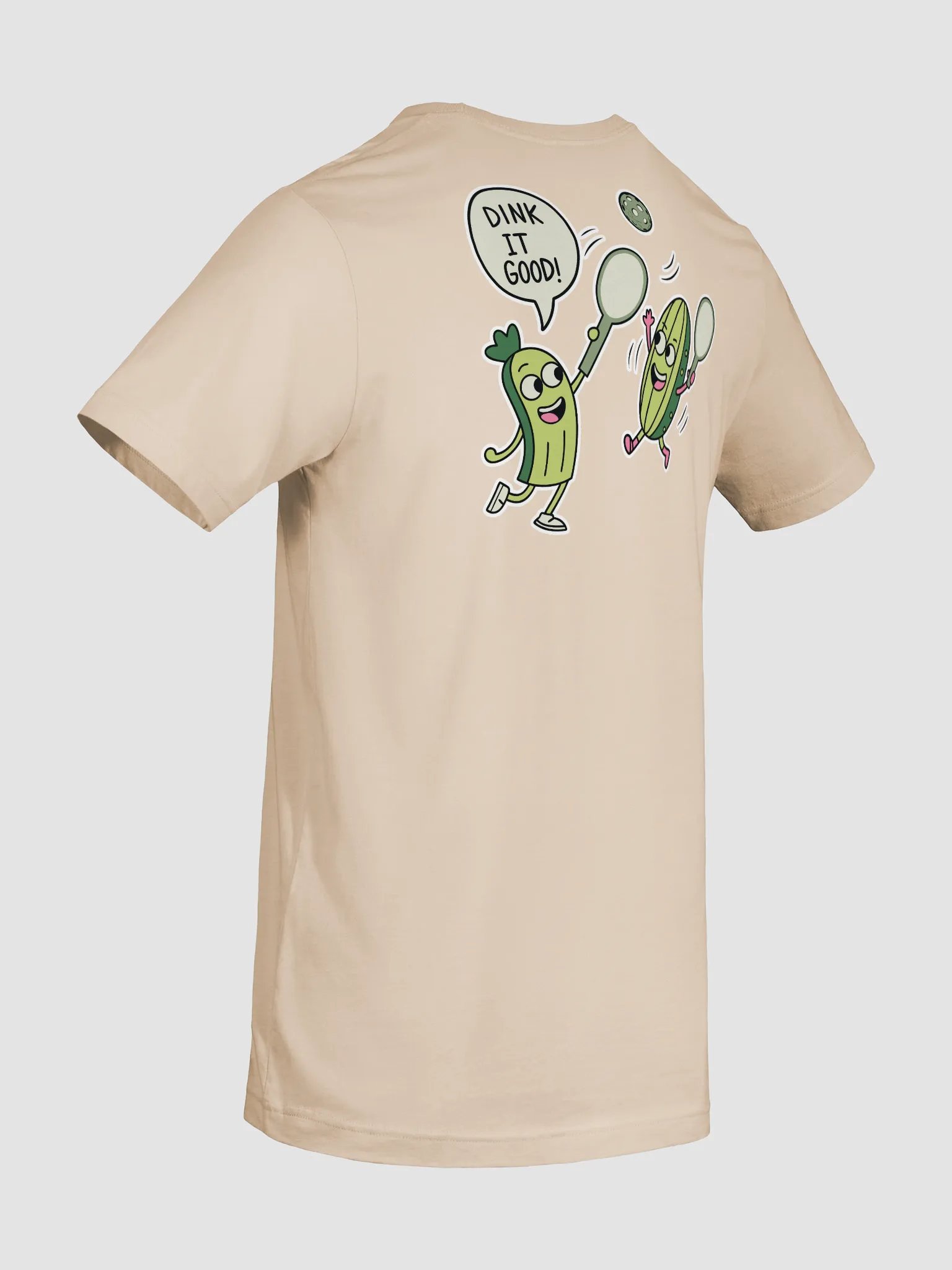 Dink It Good Pickleball Supersoft T-Shirt (Back Print) product image (70)