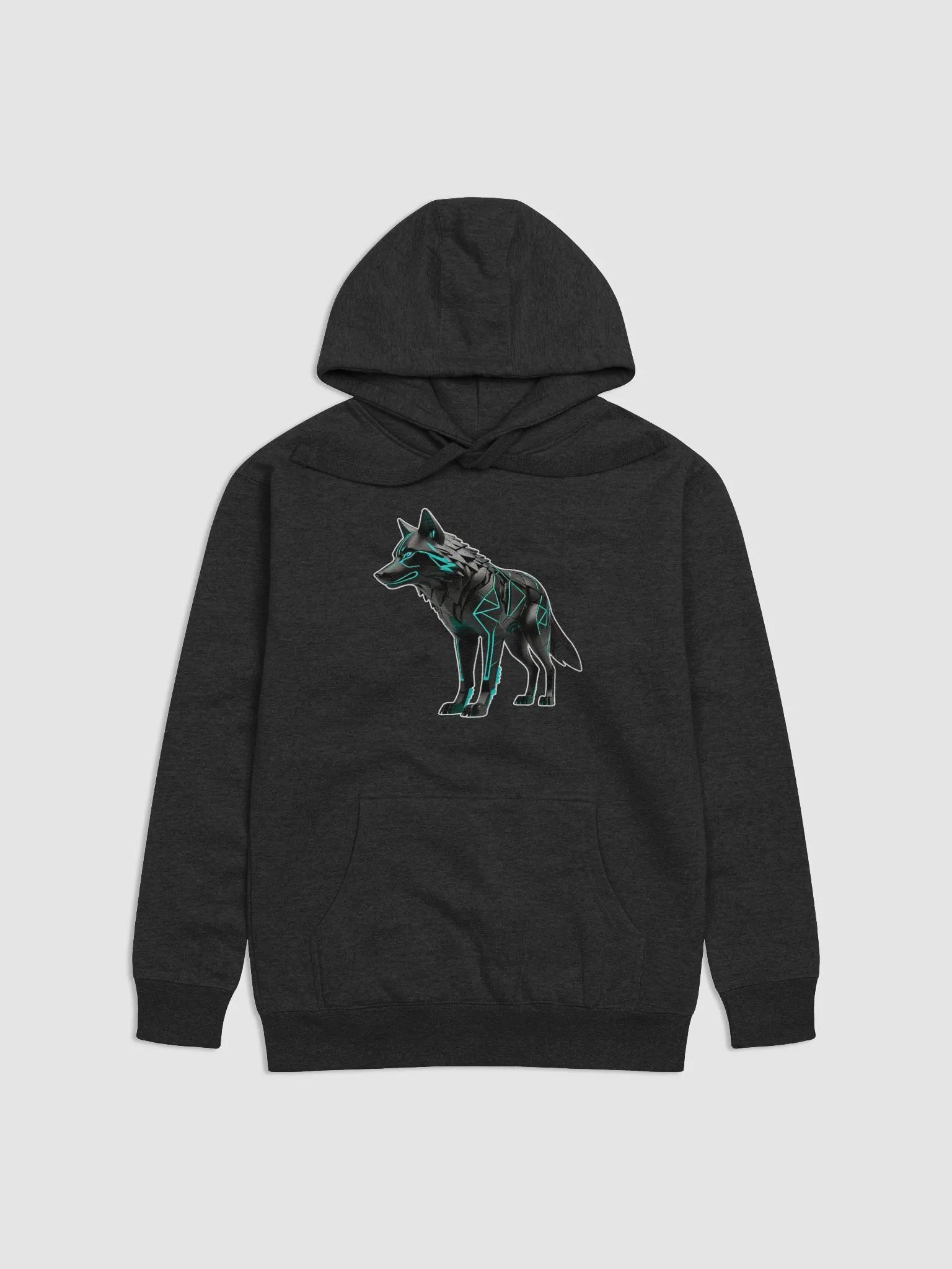 Geometric Wolf Futurist Art Hoodie product image (1)