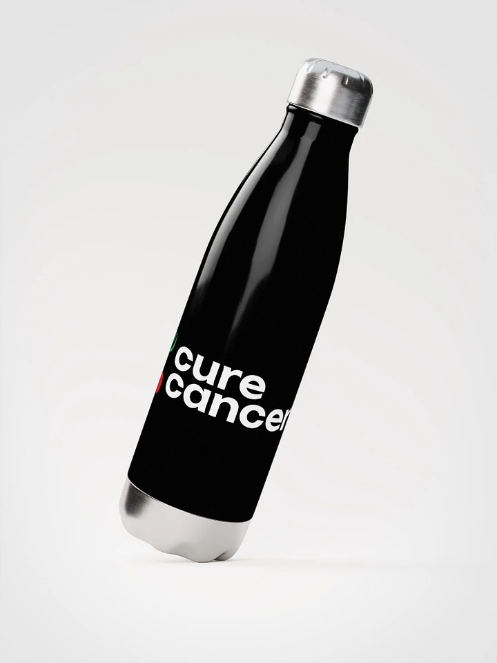 Cure Cancer | Logo Drink Bottle - Black product image (2)