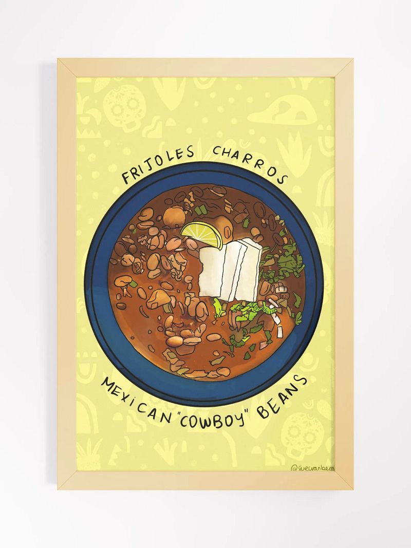 Frijoles Charros Framed Poster