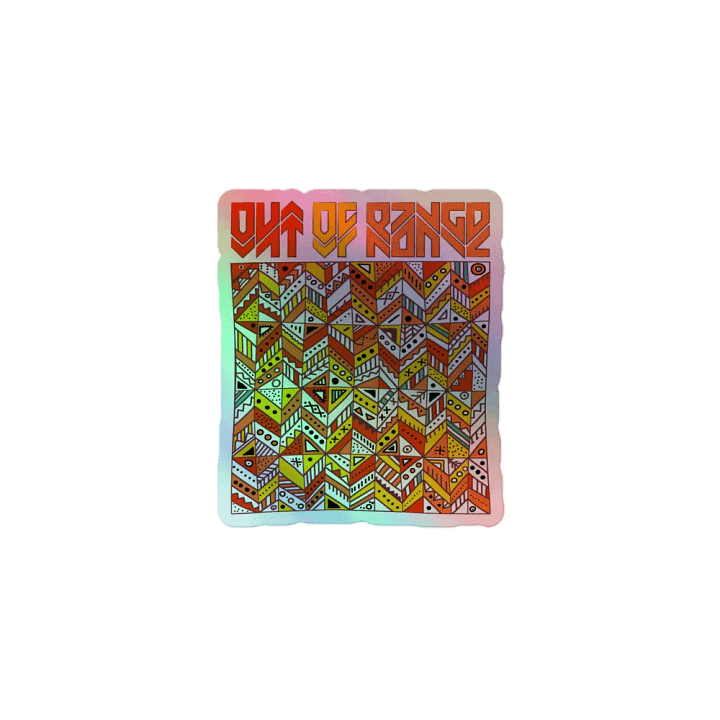 Out of Range Holographic Sticker Sheet product image (1)