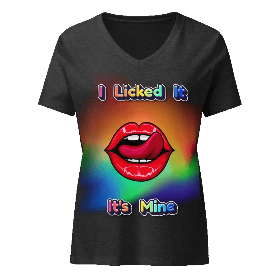 I Licked It, It's Mine V - Neck Version 2 product image (1)