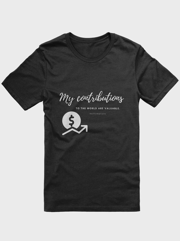 My contributions Unisex Super soft T-Shirt product image (4)