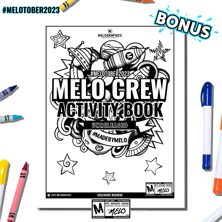MELO CREW Activity Book: Uncensored Digital Edition | #MadeByMELO product image (2)