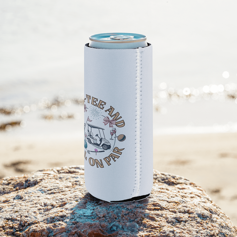 Fore Tee And Still On Par Golf Champagne Party Can Cooler product image (8)