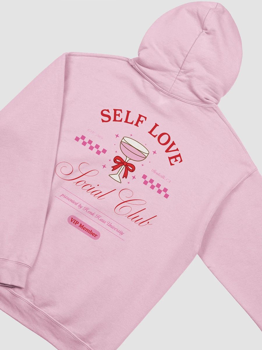 self love club printed hoodie (red lettering) product image (12)