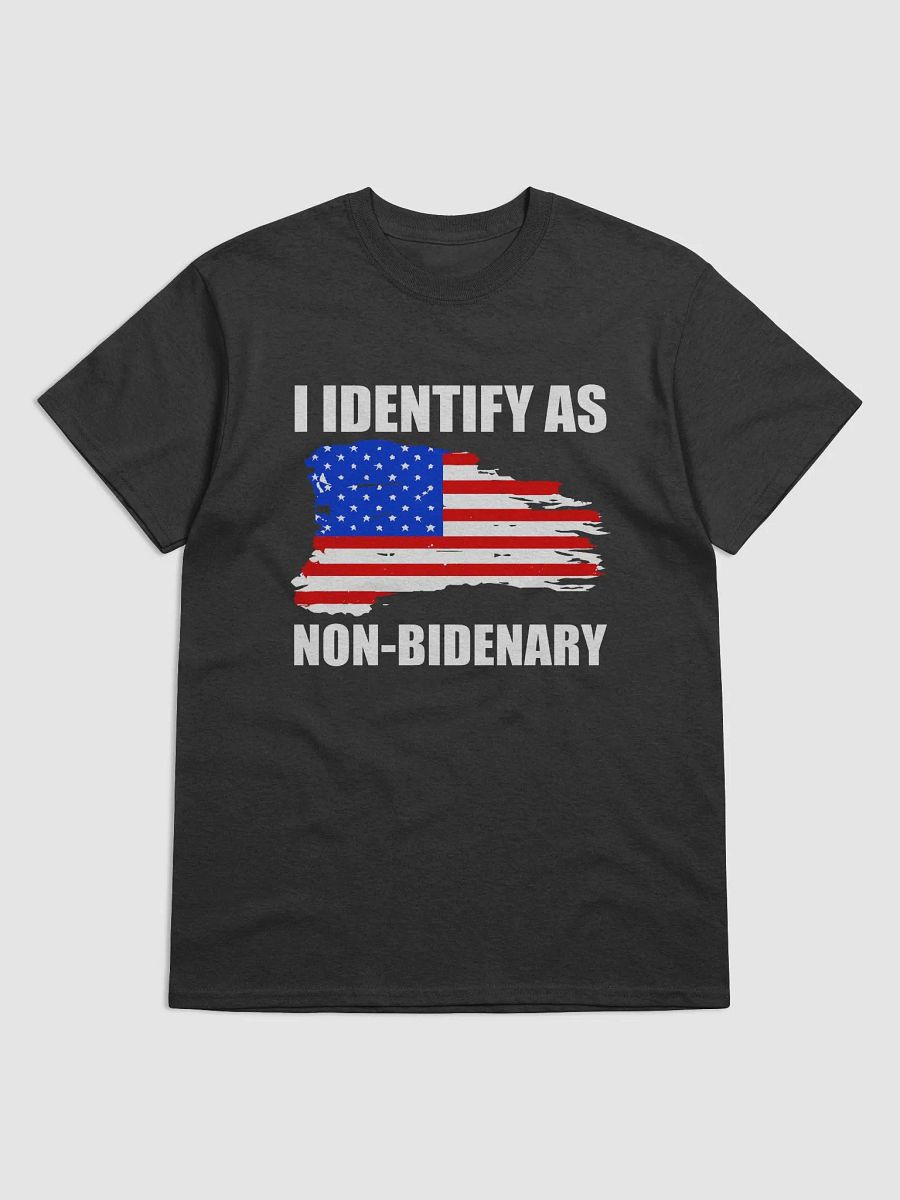 I Identify As Non Bidenary w MAGA Back T Shirt product image (1)