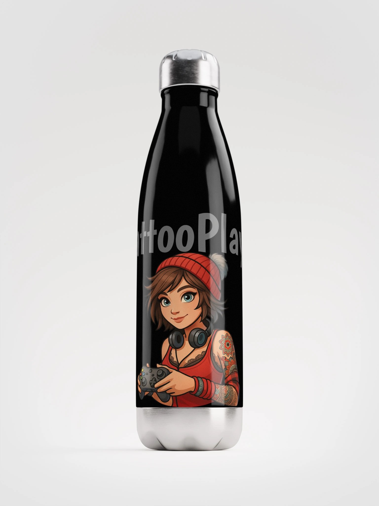 TattooPlays stainless steel Bottle product image (1)