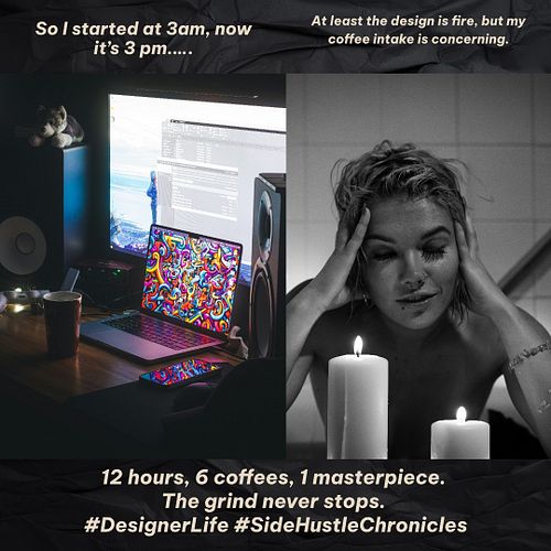 So tired, posted it to the other IG 🤪
.
.
Done, done...it's done. For real this time. 😂
#designerlife #sidehustlechronicles 
...