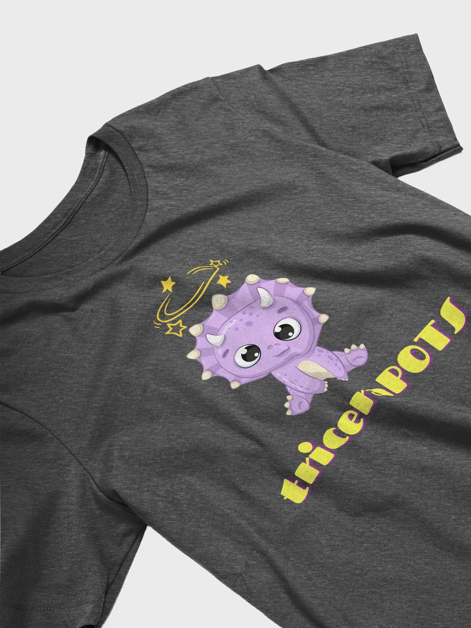 Tricerapots Dinosaur Funny - Unisex T-shirt Bella Canvas 3001 product image (13)