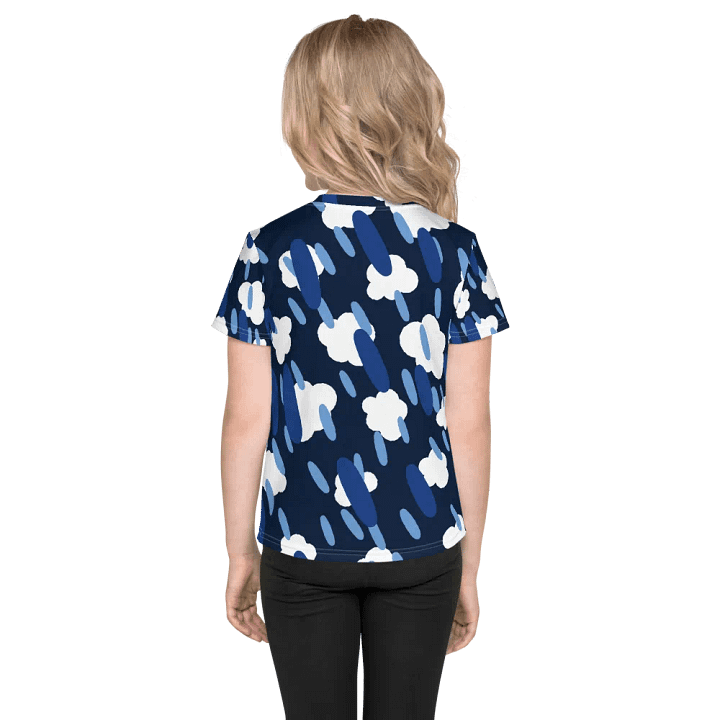 Cloudy Sky Kids All-Over Print T-Shirt product image (2)
