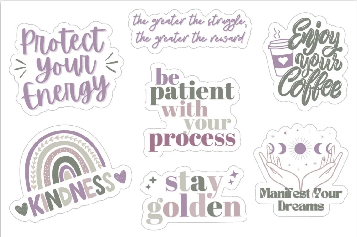 Reminders & Affirmations Sticker Sheet product image (1)