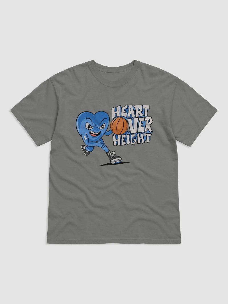 Heart Over Height Basketball T-Shirt in Blue