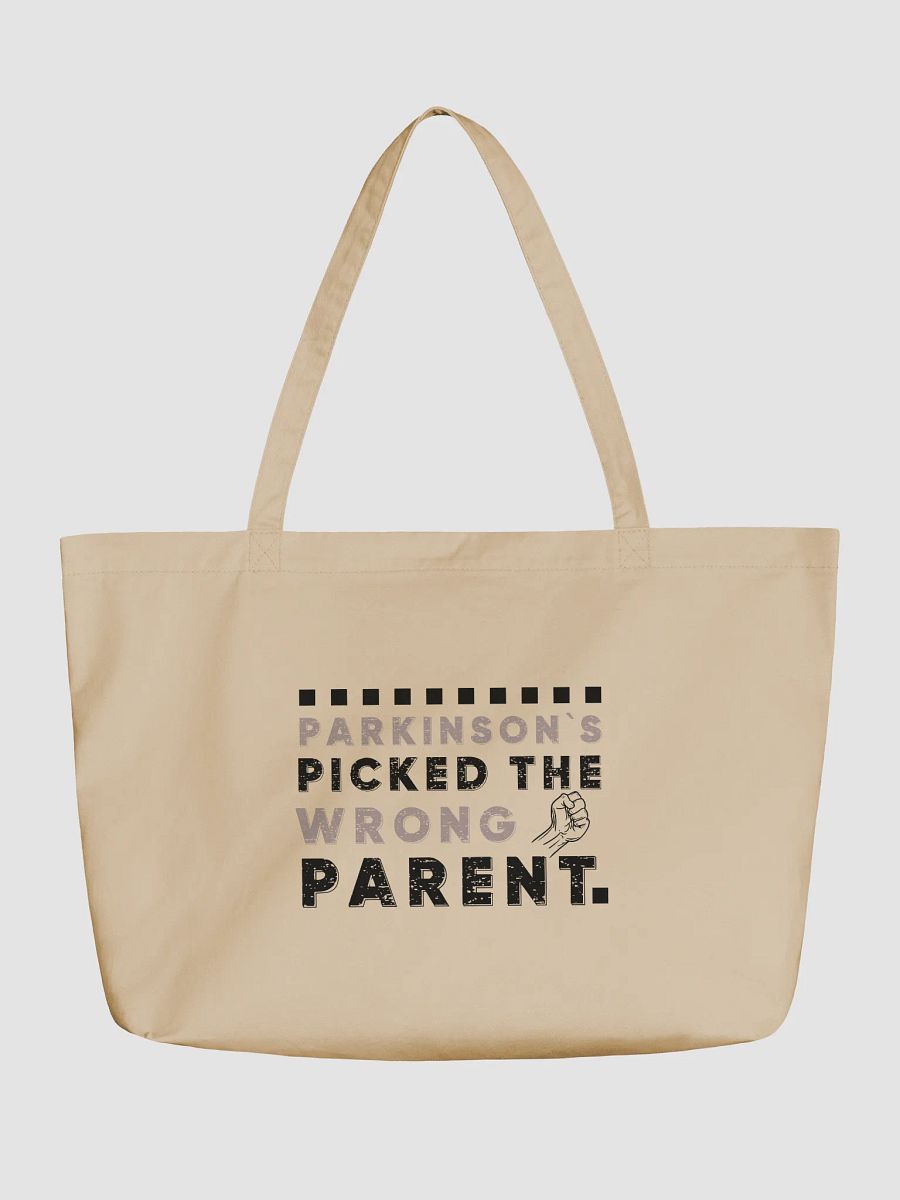 Parkinson Picked A Wrong Parent, Parkinson Awareness Eco Tote Bag product image (1)