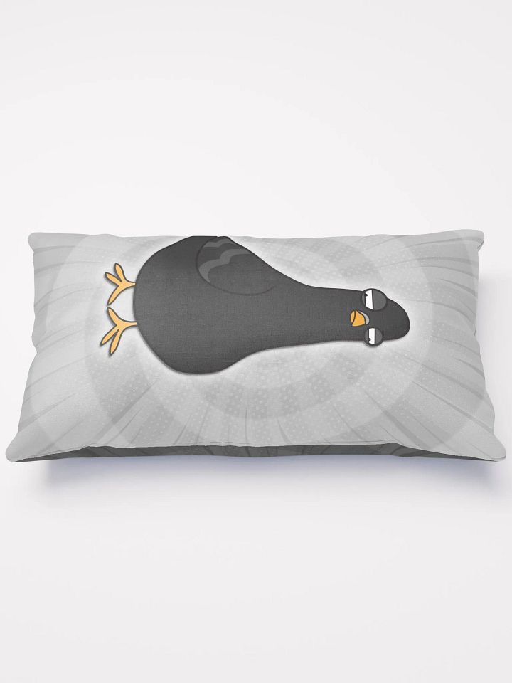 Pigeon Cushion (White/Black) product image (1)